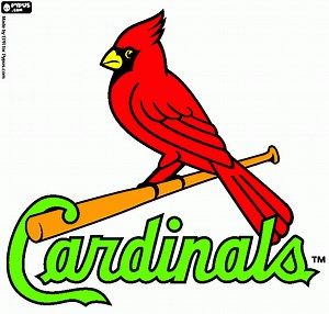 st. louis cardi coloring page, printable st. louis cardi