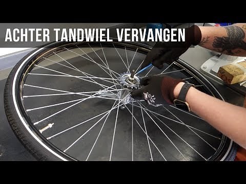 Replace rear sprocket on city bike - Install brake hub bicycle sprocket wheel