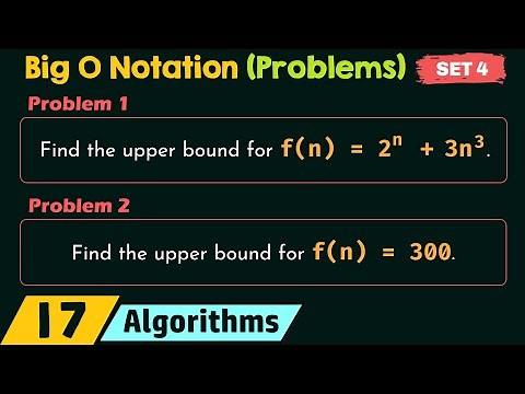 Big O Notation (Solved Problems) - Set 4