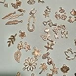 200Pcs Charms for Jewelry Making, Assorted Wholesale Mixed Bulk Metal Earring Bangle Charms for DIY Necklace Bracelet Jewelry Making and Crafting (Assorted Color)