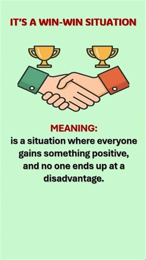 IT’S A WIN-WIN SITUATION.