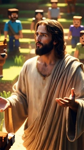 Jesus🙏 is in minecraft world #christianity