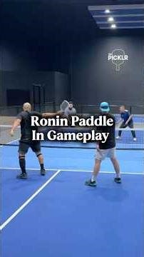 First impressions of the RONIN Pickleball paddle in gameplay ￼