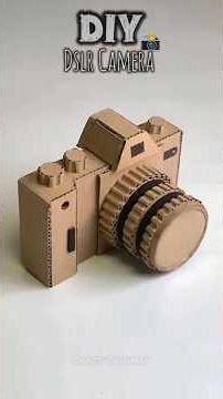 Diy cardboard DSLR Camera make at Home #dslrcamera #camera #carboardcamera#newcamera #youtubeshorts