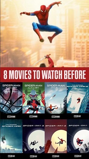 8 Movies To Watch Before Spider-Man Brand New Day. #spidermanbrandnewday