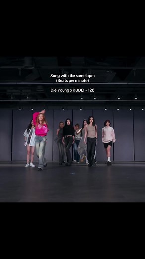 Song Comparisons: Die Young x RUDE! at 128 BPM