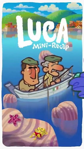 Mini "Luca" Recap Cartoon! #shorts
