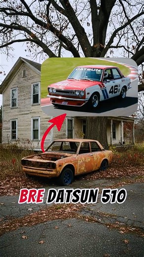 Destroyed BRE Datsun 510 Restored Into a Racing Legend – AI Cinematic Timelapse!