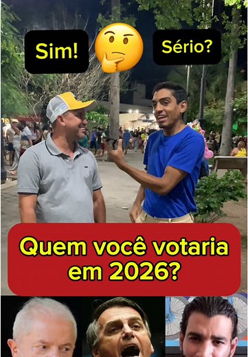Lula, Bolsonaro ou Gusttavo Lima, olha a resposta dele