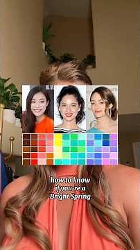 How to know if you’re a Bright Spring #coloranalysis