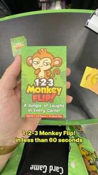 How to play 1-2-3 Monkey Flip! 🐵👀
