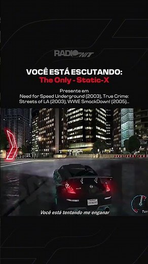 Mais uma pedrada 😎 #musica #metal #rock #staticx #nfsu2