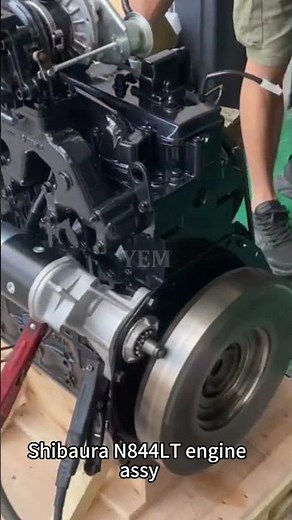 For Shibaura N844LT Engine Assy Genuine Starter Video