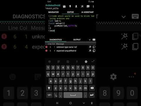 Using arduino droid to blink led using your phone