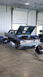 Twin turbo small block Mopar powered Dart getting dialed in on the hub dyno! #dragway42 #b3r #big3racing #mopar #twinturbo #holleyefi #mainlinedyno #hubdyno #dynotune #winwithholley #smallblock #smallblockmopar #dodgedart #501performance #leafspring #streetcar #boost | Big 3 Racing