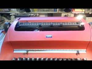 IBM Selectric Typewriter Transport Tab Return Tension Pulley Replacement Repair