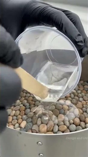 This Pebble Stone Epoxy Floor Is So Satisfying 😱