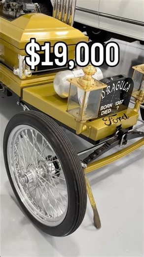 This 1964 Munster Dragula Coffin Dragster Replica sold for $19,000 at auction! #automotive