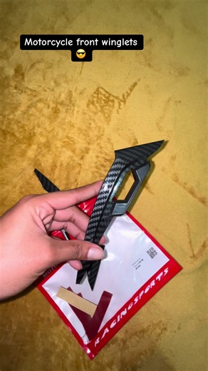 Exploring Motorcycle Front Winglets