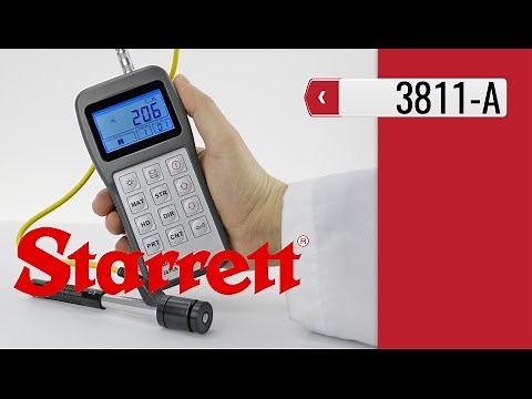 Starrett 3811A - Portable Hardness Tester (product video presentation)