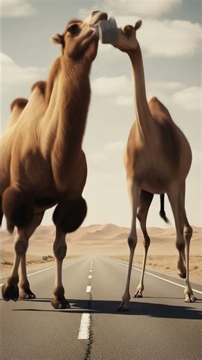Surreal Camel Causes Truck Explosion #CGI