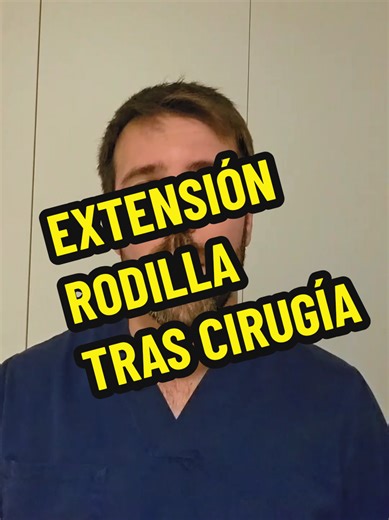 Crees que ya tienes la rodilla completamente estirada después de tu cirugía? Ojo… extensión completa no es que esté “casi” recta. Es que esté EXACTAMENTE igual que la otra. Esos pocos grados que faltan pueden cambiar tu forma de caminar, dificultar la activación del cuádriceps y generar sobrecarga anterior. No es obsesión. Es precisión. Si te han operado de LCA o de menisco, este detalle puede marcar la diferencia en tu recuperación. ¿Ya has comparado una rodilla con la otra? #ligamentocruzadoan