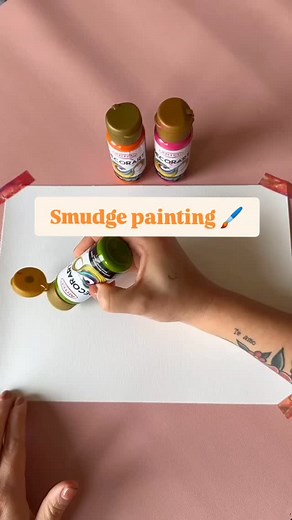Smudge painting 😺😺😺 . .#kidsfun #creativity #reelgood #art #artgallery | Art Gallary