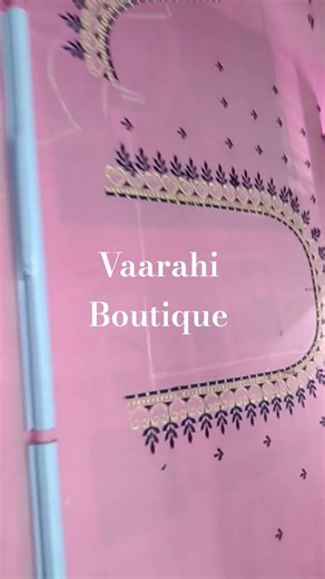 new computer embroidery designs #trending,simple embroidery #వారాహి Botique