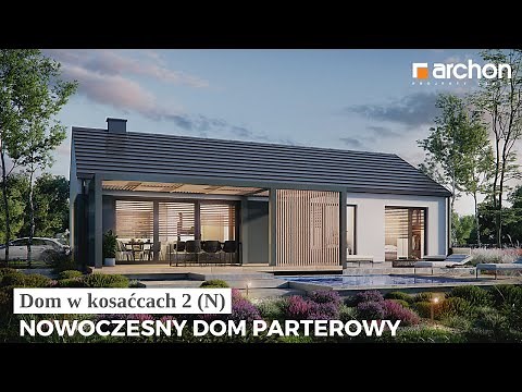 Dom w kosaćcach 2 (N) – Nowoczesny dom parterowy I ARCHON+ Projekty Domów