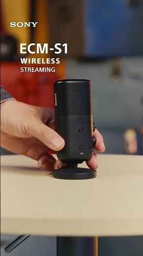 Introducing the new Sony ECM-S1 Wireless/Streaming Microphone