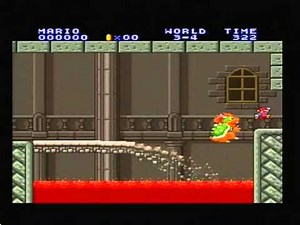 Super Mario Bros. The Lost Levels - Walkthrough - World 3-4