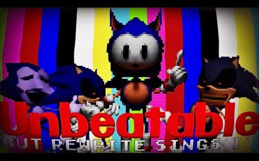 Unbeatable (But Rewrite & Etc Sing It) FNF Mario’s Madness Mod