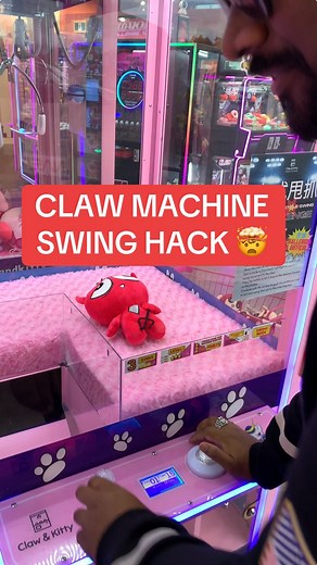 Claw Master on Instagram: "🚨CLAW MACHINE HACK: The Swing!🚨 Everyone needs to know the effectiveness of this technique and I’m here to spread the wisdom 😎✌🏽. Send this to someone who sucks at claw machines 😅 #clawmachine #clawmachines #clawmachinehack #clawmachinewin #clawmachinetips #clawmaster #clawmaster_30 #clawandkitty #toronto #markham #scarborough #richmondhill #arcade #arcadegames #arcadewin #arcadehack #fun #cool #win"