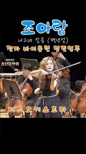 조아람/나그네 설음/전자 바이올린 멋진연주