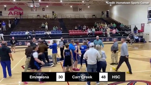 Middle school basketball fight results in adult getting tased