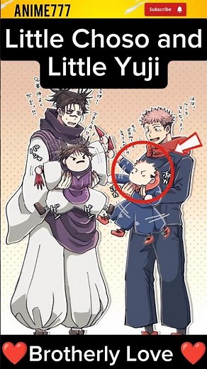 Brotherly Love Choso and Yuji ❤️😎#anime #jujutsukaisen #yujiitadori