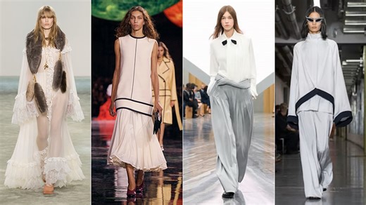 Ideas para llevar el cloud dancer, el color Pantone 2026: looks de inspiración