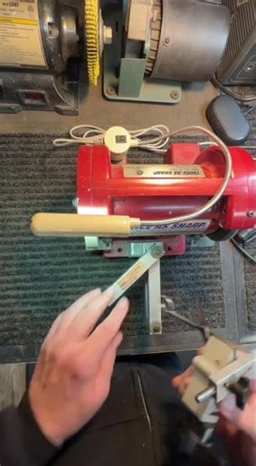 Sharpening Curved Surgical Scissors on a Twice As Sharp