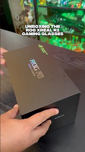 ASUS ROG XREAL R1 Gaming Glasses - Unboxing #asus #asusrog #rogxrealr1