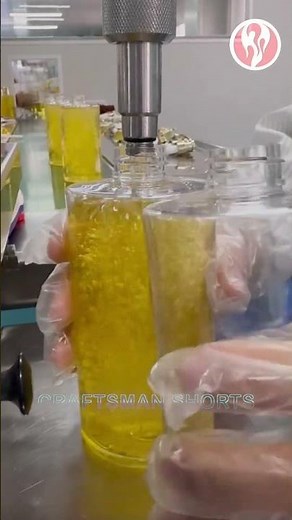 Shampoo | The process of bottling liquid shampoo