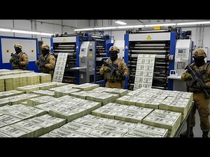 Inside the Dollar-Printing Factory: From Paper to $100 Billion Currency (Full Process)