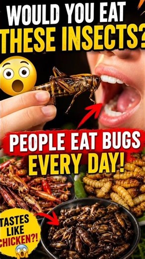 “Would You Eat THESE Insects?! 😳”
