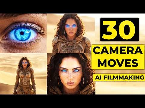 ALL Camera Movement Prompts in AI Filmmaking (30 Cinematic Moves)