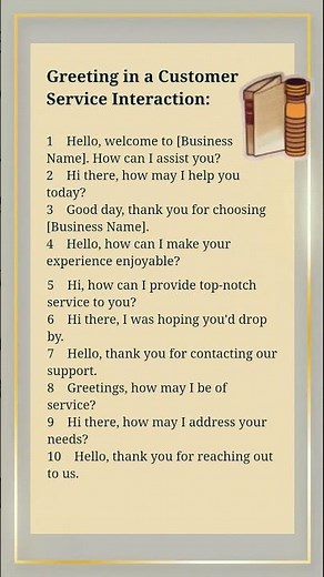 Greeting in a Customer Service Interaction18