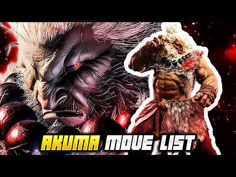 AKUMA MOVE LIST - Street Fighter 6 (SF6)