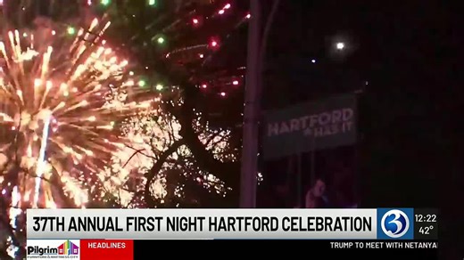 Thousands flock to First Night Hartford’s New Year’s Eve ball