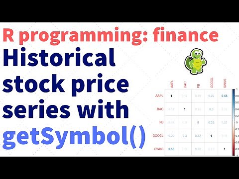 R Programming Finance: Load historical stock price series (rfinance-01)