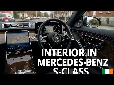 Mercedes-Benz S-Class Interior 2025 | Luxury Cabin Tour in Dublin, Ireland 🇮🇪 [4K]