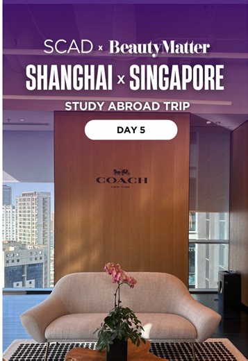 Day 5 in Shanghai 🇨🇳✨ From visiting Coach to connecting with students at Donghua University, culture, creativity, and global perspective all in one day! 💕 #coach #collaboration #scad #scadbeauty #fashiontiktok