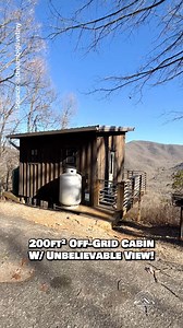 #OffGrid #Cabin in #Asheville — would you stay here? 🏡 #housetour #hometour #tinyhouse #tinyhome | Dream Big Live Tiny Co.